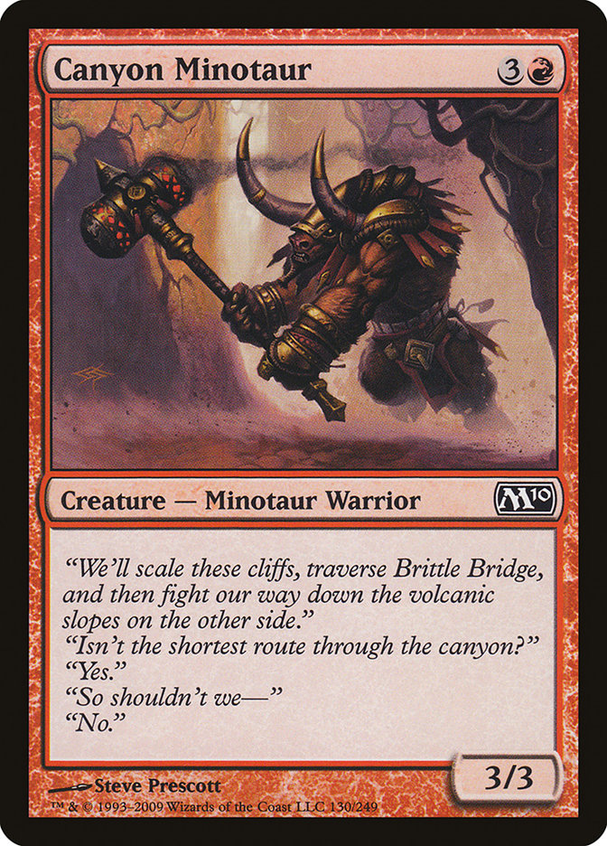 Canyon Minotaur [Magic 2010] | Empire Gaming NC