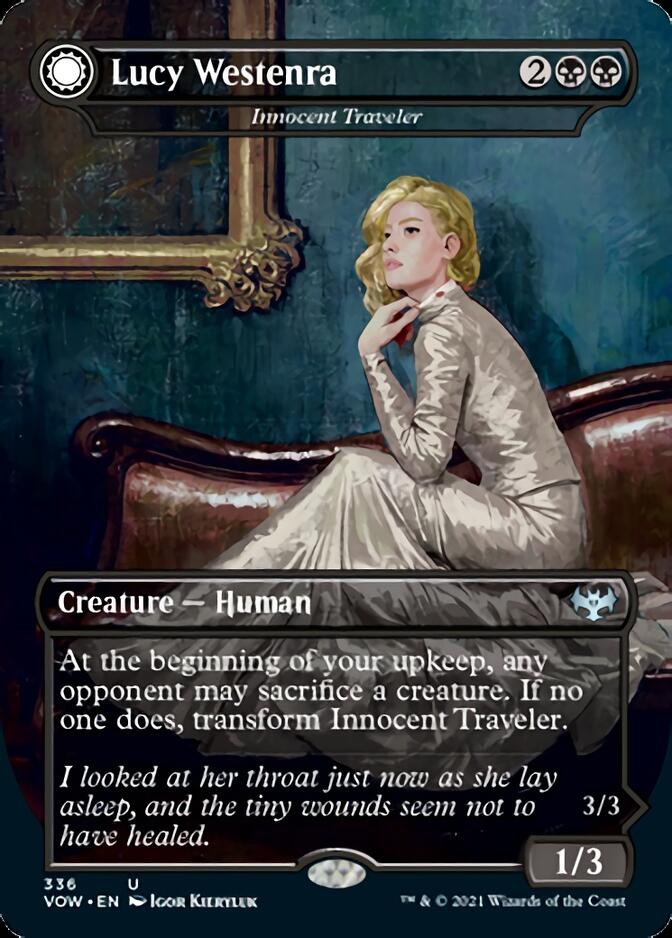 Innocent Traveler // Malicious Invader - Lucy Westenra // Lucy, Arisen Vampire [Innistrad: Crimson Vow] | Empire Gaming NC