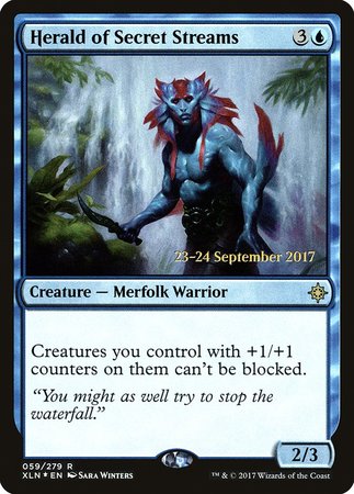 Herald of Secret Streams [Ixalan Promos] | Empire Gaming NC