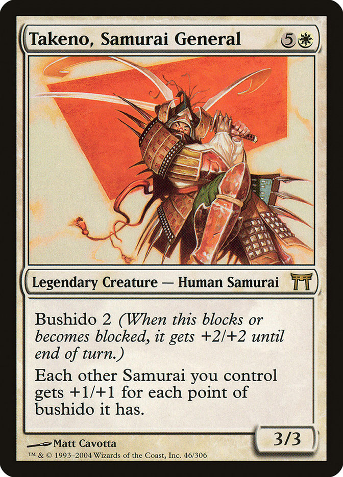 Takeno, Samurai General [Champions of Kamigawa] | Empire Gaming NC