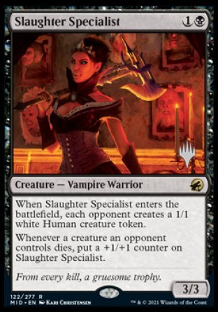 Slaughter Specialist (Promo Pack) [Innistrad: Midnight Hunt Promos] | Empire Gaming NC