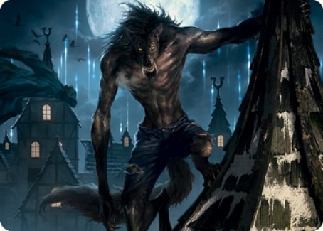 Stalking Predator Art Card [Innistrad: Midnight Hunt Art Series] | Empire Gaming NC