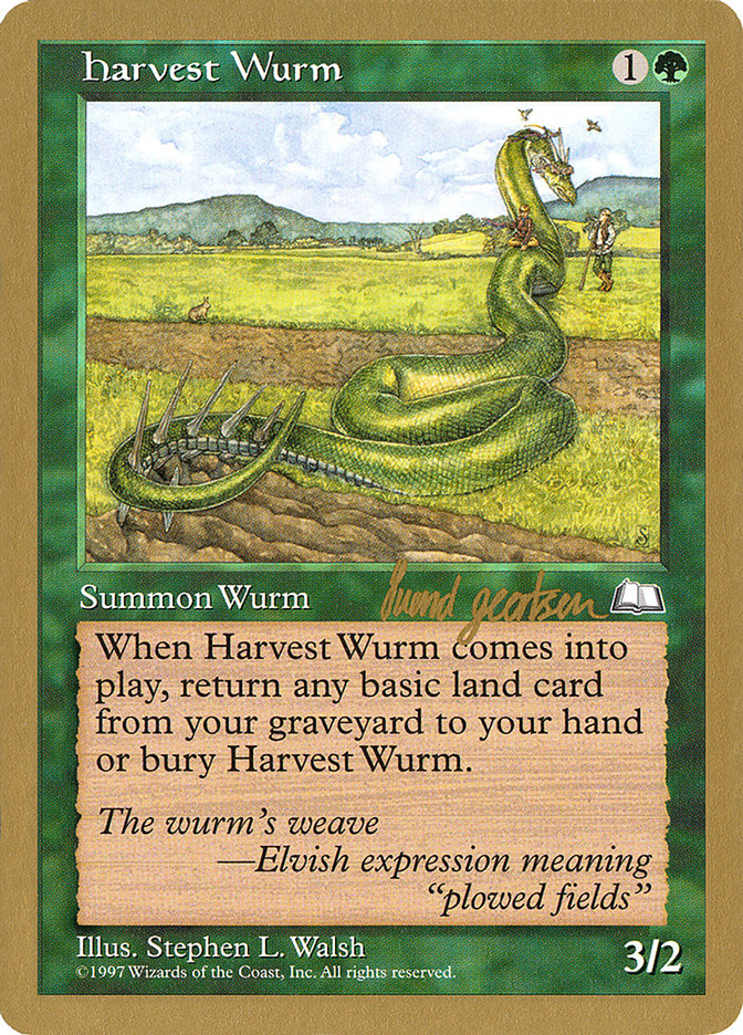 Harvest Wurm (Svend Geertsen) [World Championship Decks 1997] | Empire Gaming NC