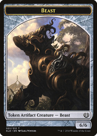 Beast Token (001) [Kaladesh Tokens] | Empire Gaming NC