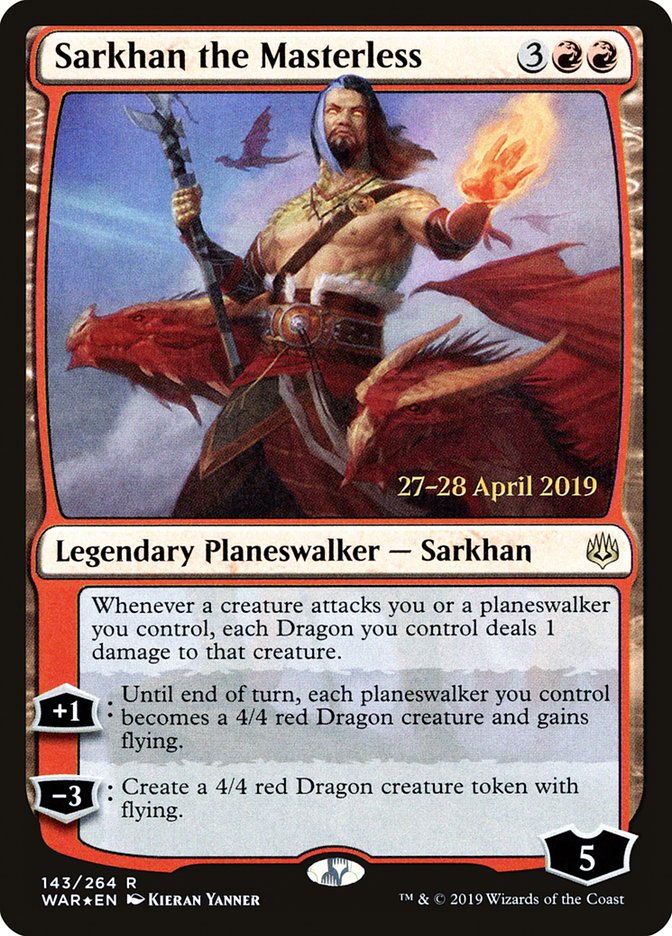 Sarkhan the Masterless  [War of the Spark Prerelease Promos] | Empire Gaming NC