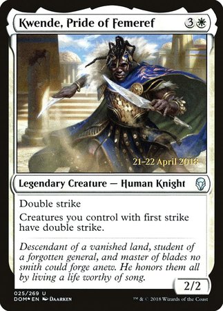 Kwende, Pride of Femeref [Dominaria Promos] | Empire Gaming NC