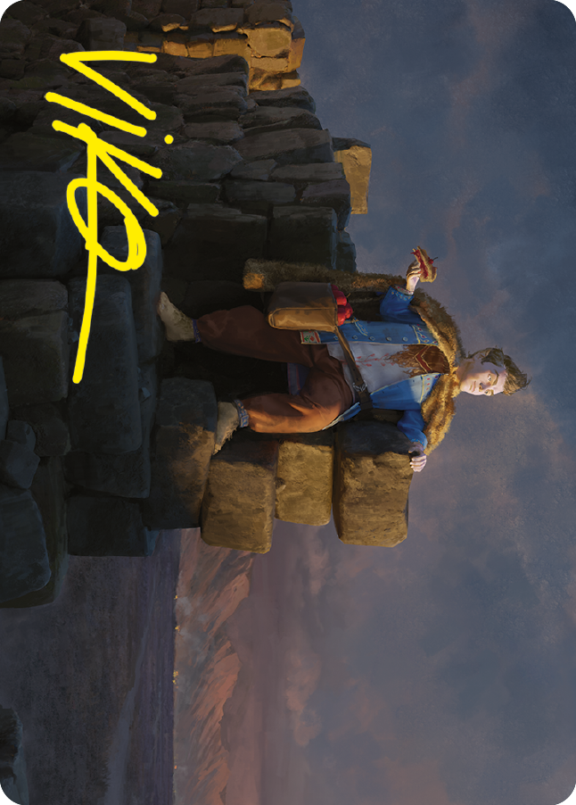 Pippin, Warden of Isengard Art Card (Gold-Stamped Signature) [The Lord of the Rings: Tales of Middle-earth Art Series] | Empire Gaming NC