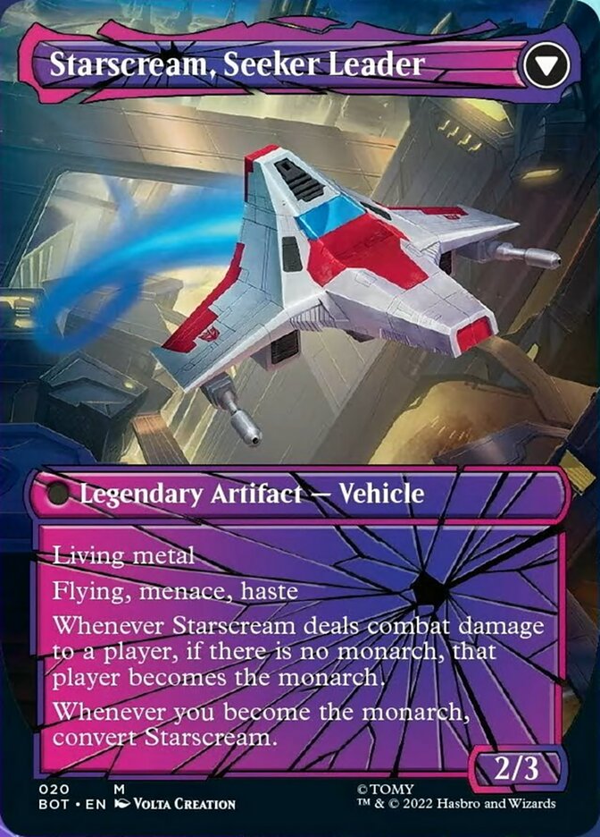 Starscream, Power Hungry // Starscream, Seeker Leader (Shattered Glass) [Universes Beyond: Transformers] | Empire Gaming NC