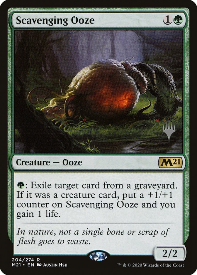 Scavenging Ooze (Promo Pack) [Core Set 2021 Promos] | Empire Gaming NC