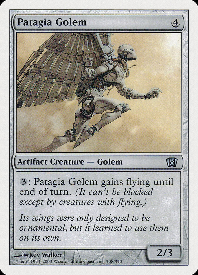 Patagia Golem [Eighth Edition] | Empire Gaming NC