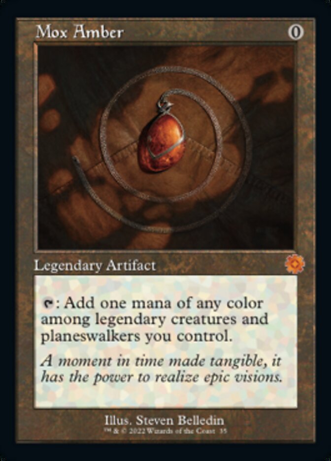 Mox Amber (Retro) [The Brothers' War Retro Artifacts] | Empire Gaming NC