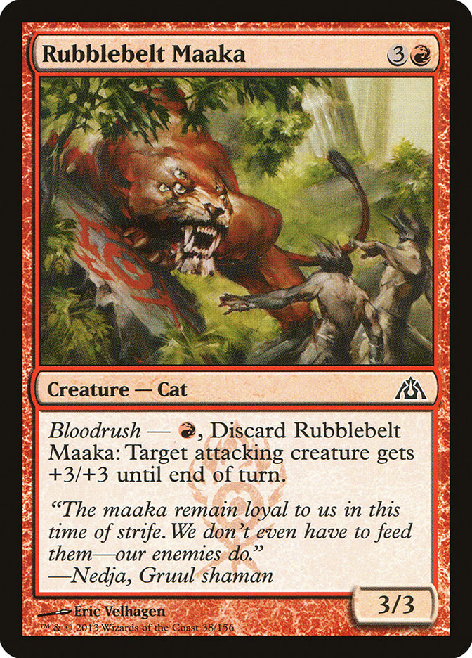 Rubblebelt Maaka [Dragon's Maze] | Empire Gaming NC