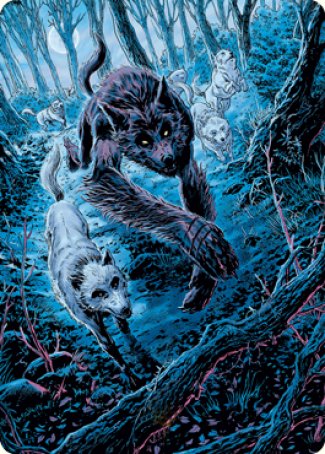 Untamed Pup Art Card [Innistrad: Midnight Hunt Art Series] | Empire Gaming NC