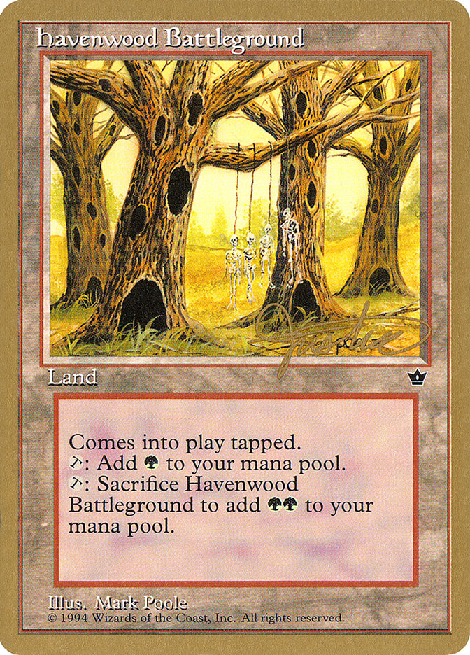 Havenwood Battleground (Mark Justice) [Pro Tour Collector Set] | Empire Gaming NC