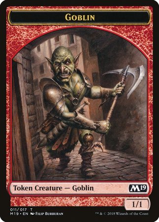 Goblin Token [Core Set 2019 Tokens] | Empire Gaming NC