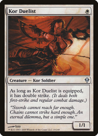 Kor Duelist [Zendikar] | Empire Gaming NC