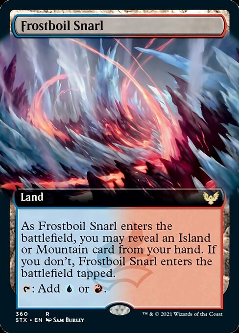 Frostboil Snarl (Extended) [Strixhaven: School of Mages] | Empire Gaming NC