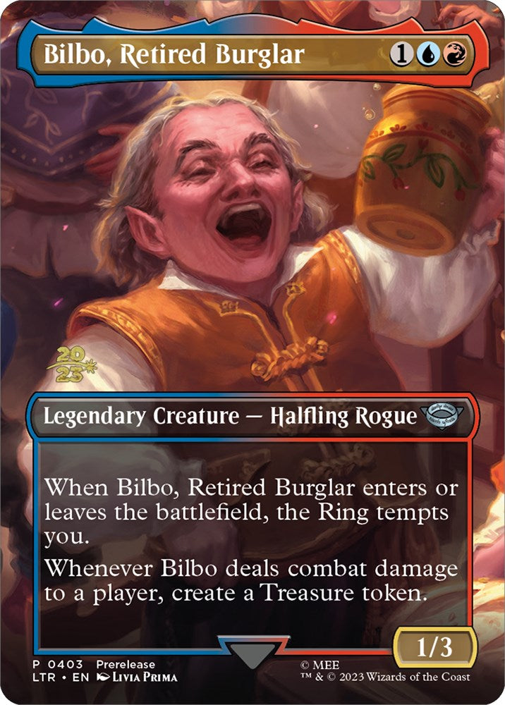 Bilbo, Retired Burglar [The Lord of the Rings: Tales of Middle-Earth Prerelease Promos] | Empire Gaming NC