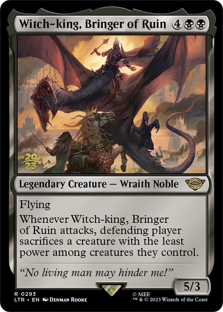 Witch-king, Bringer of Ruin [The Lord of the Rings: Tales of Middle-Earth Prerelease Promos] | Empire Gaming NC