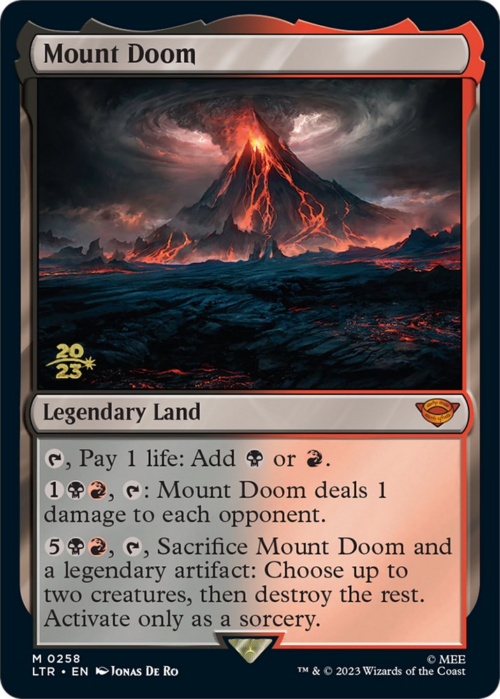 Mount Doom [The Lord of the Rings: Tales of Middle-Earth Prerelease Promos] | Empire Gaming NC