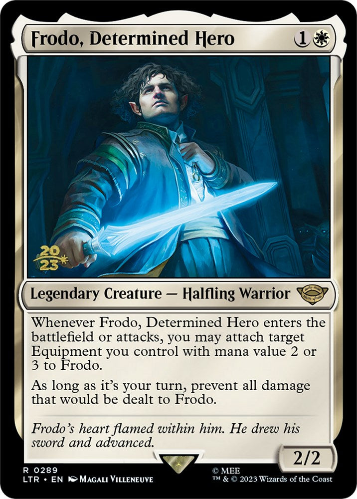 Frodo, Determined Hero [The Lord of the Rings: Tales of Middle-Earth Prerelease Promos] | Empire Gaming NC