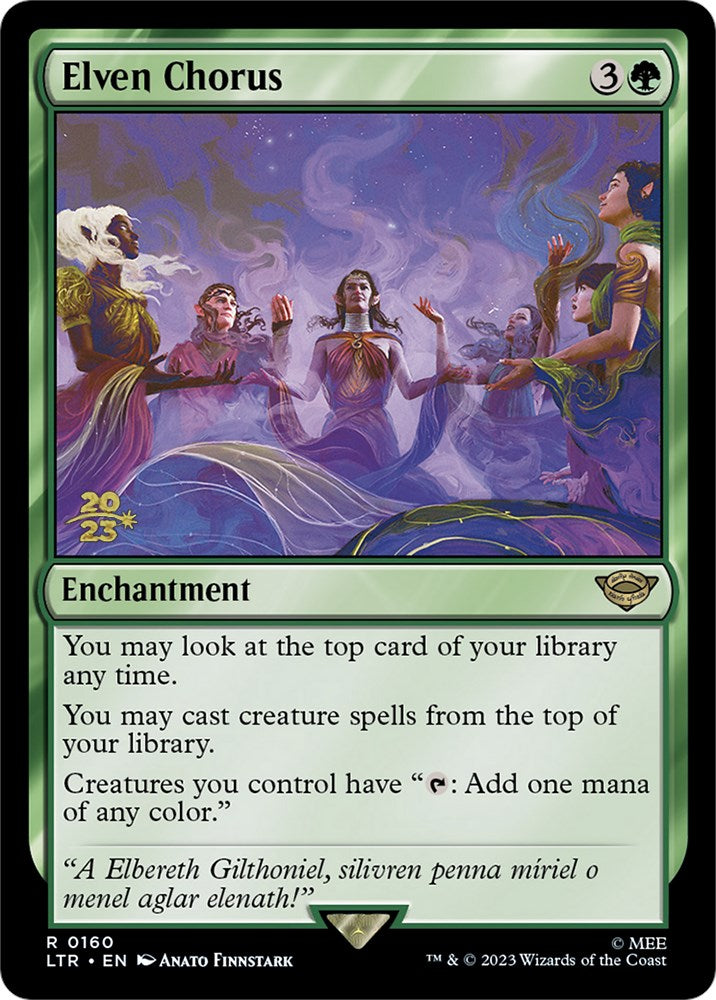 Elven Chorus [The Lord of the Rings: Tales of Middle-Earth Prerelease Promos] | Empire Gaming NC