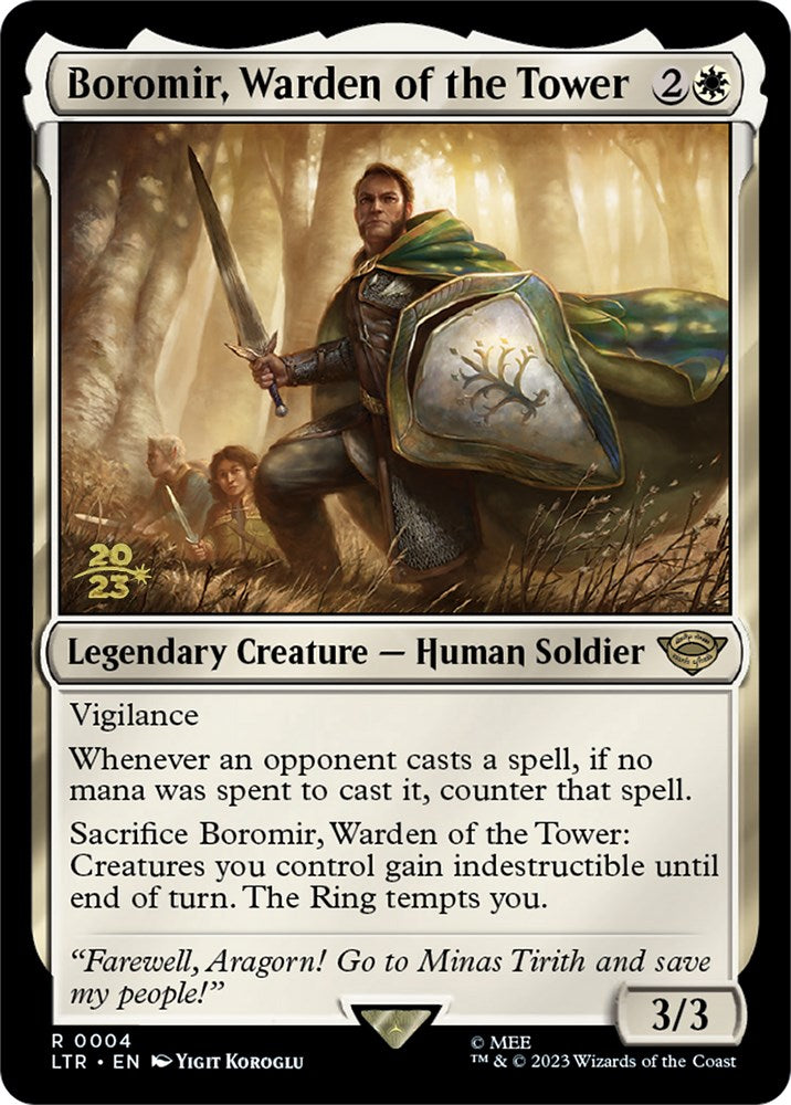 Boromir, Warden of the Tower [The Lord of the Rings: Tales of Middle-Earth Prerelease Promos] | Empire Gaming NC