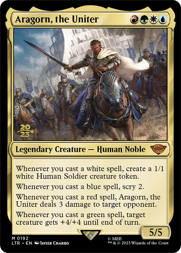 Aragorn, the Uniter [The Lord of the Rings: Tales of Middle-Earth Prerelease Promos] | Empire Gaming NC