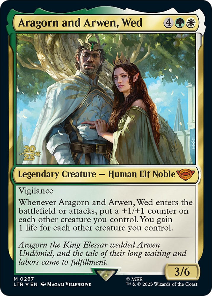 Aragorn and Arwen, Wed [The Lord of the Rings: Tales of Middle-Earth Prerelease Promos] | Empire Gaming NC