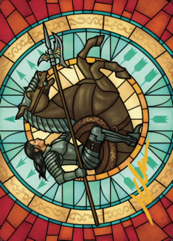 Tori D'Avenant, Fury Rider Art Card (Gold-Stamped Signature) [Dominaria United Art Series] | Empire Gaming NC