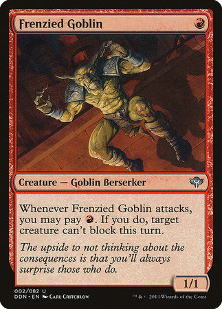 Frenzied Goblin [Duel Decks: Speed vs. Cunning] | Empire Gaming NC