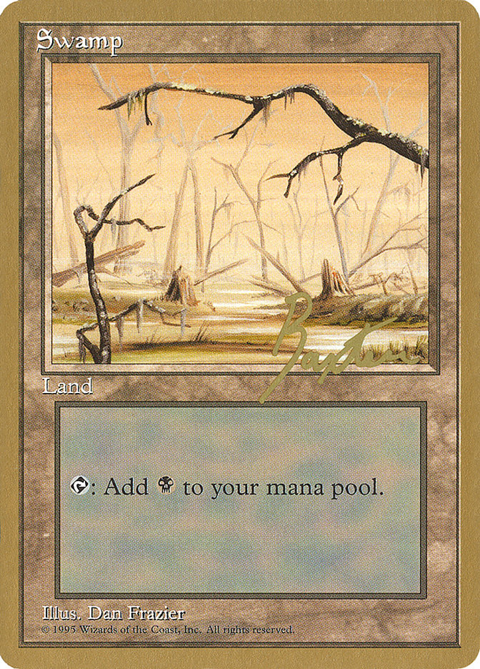 Swamp (gb370) (George Baxter) [Pro Tour Collector Set] | Empire Gaming NC