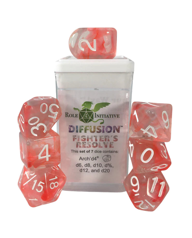 Role 4 Initiative Set of 7 Dice Sets with Arch d4 | Empire Gaming NC