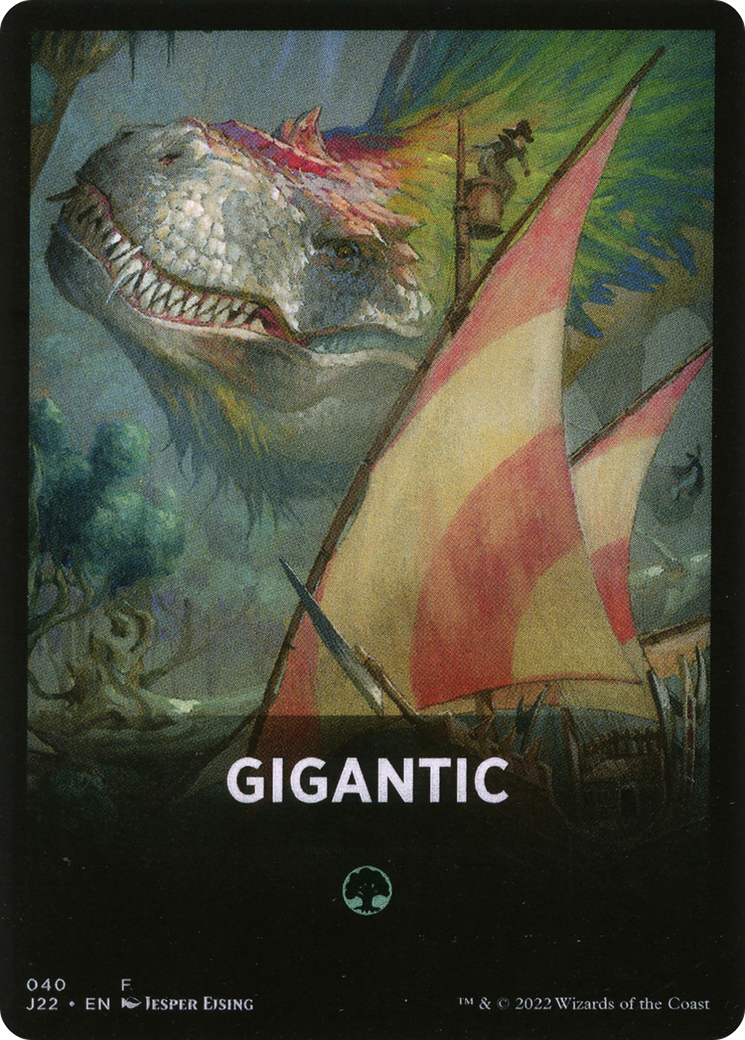 Gigantic Theme Card [Jumpstart 2022 Front Cards] | Empire Gaming NC