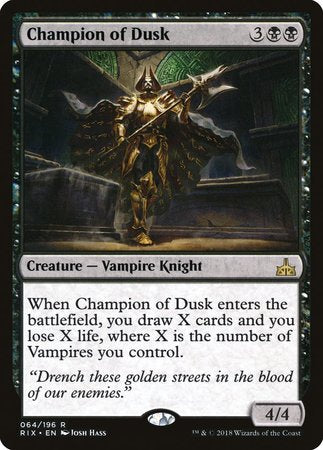 Champion of Dusk [Rivals of Ixalan] | Empire Gaming NC