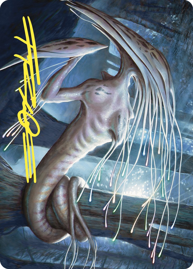 Manaweft Sliver Art Card (Gold-Stamped Signature) [Commander Masters Art Series] | Empire Gaming NC