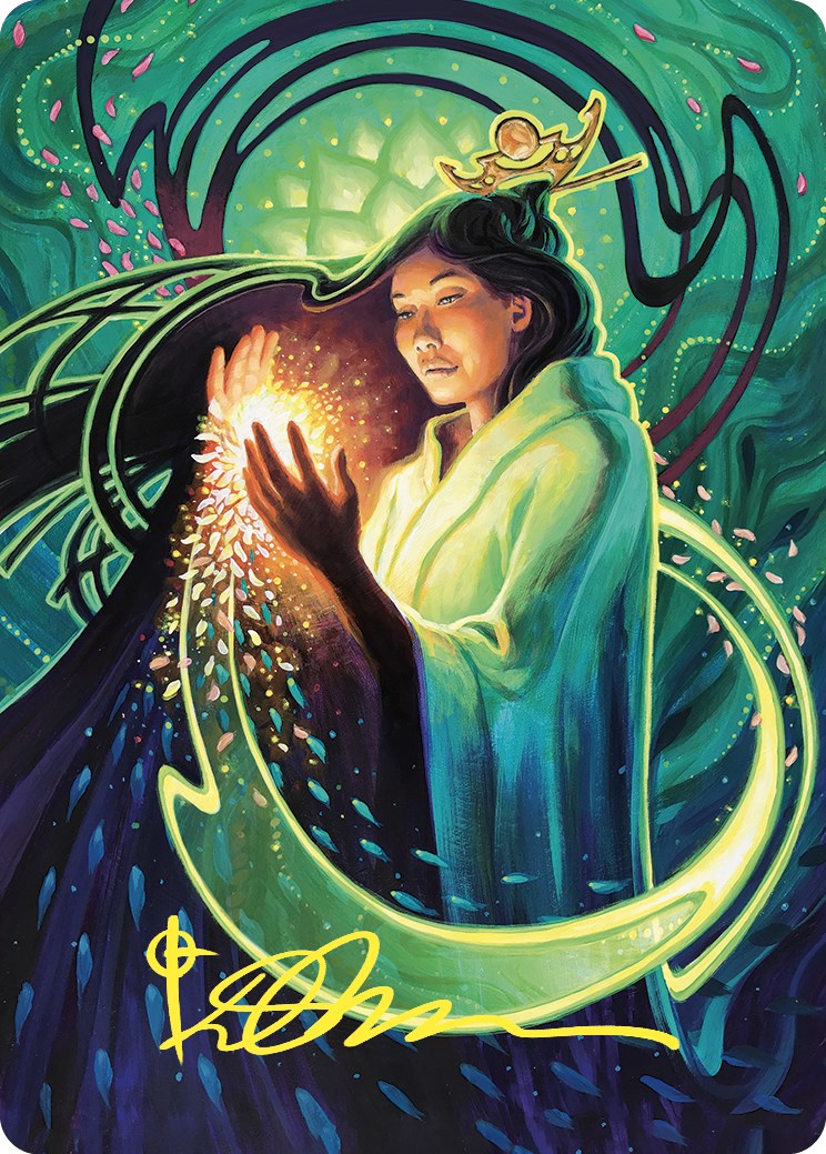 Obscuring Haze Art Card (Gold-Stamped Signature) [Commander Masters Art Series] | Empire Gaming NC