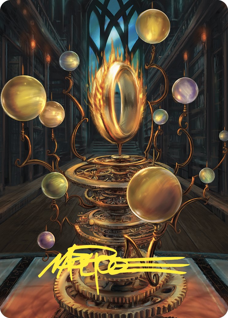 gold signature art card mtg Ferrafor, Young Yew Art Card (Gold-Stamped Signature) (ASECL-047) - Art Series: Lorwyn Eclipsed