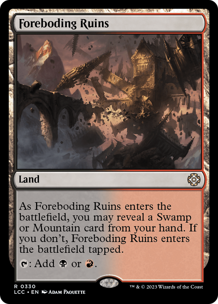 Foreboding Ruins [The Lost Caverns of Ixalan Commander] | Empire Gaming NC