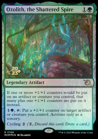 Ozolith, the Shattered Spire [March of the Machine Prerelease Promos] | Empire Gaming NC