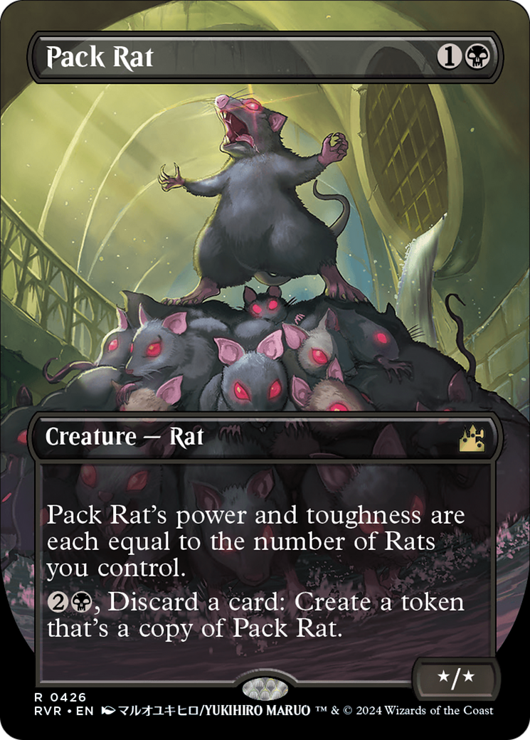 Pack Rat (Anime Borderless) [Ravnica Remastered] | Empire Gaming NC