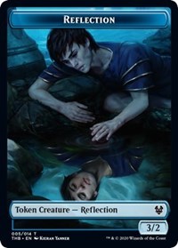 Reflection // Satyr Double-sided Token [Theros Beyond Death Tokens] | Empire Gaming NC
