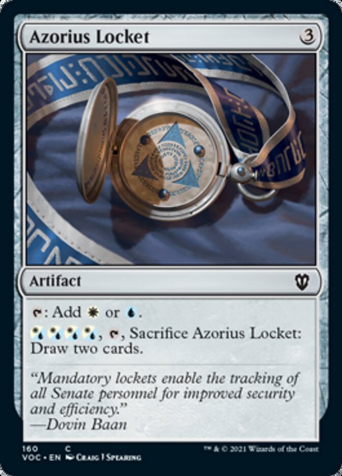 Azorius Locket [Innistrad: Crimson Vow Commander] | Empire Gaming NC