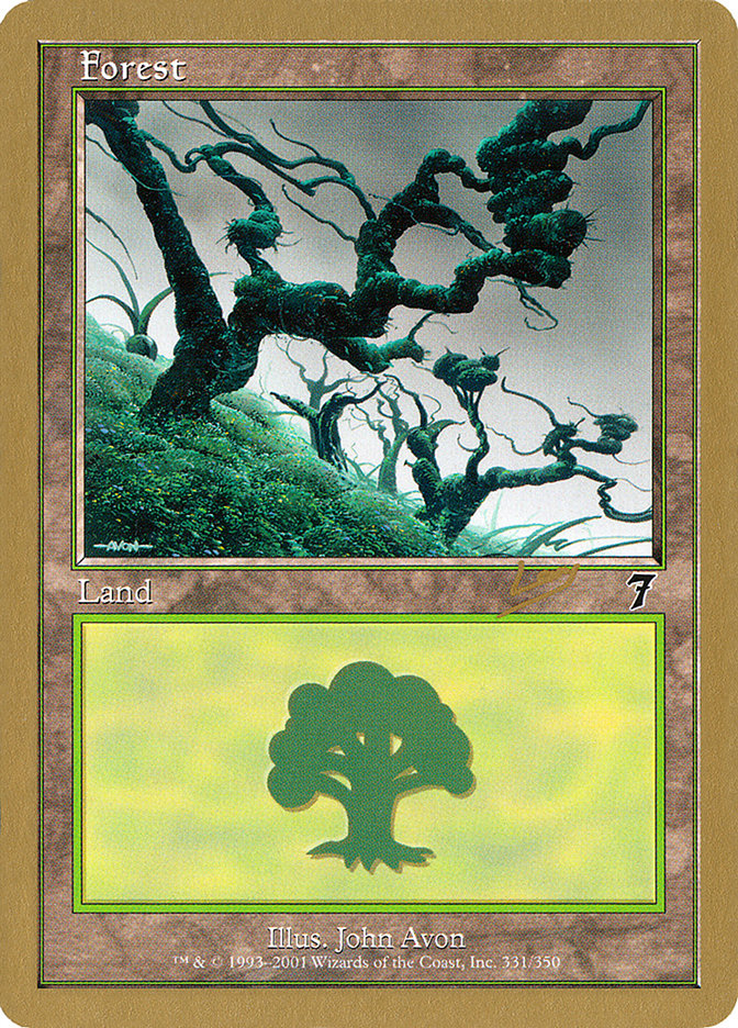 Forest (rl331) (Raphael Levy) [World Championship Decks 2002] | Empire Gaming NC