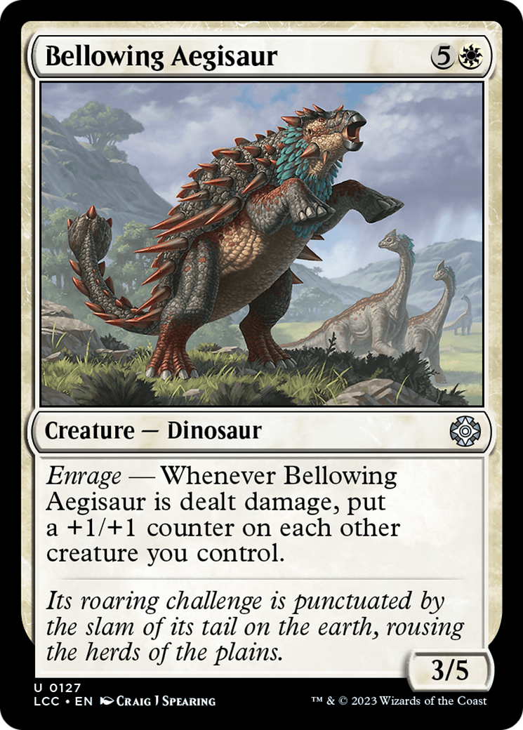 Bellowing Aegisaur [The Lost Caverns of Ixalan Commander] | Empire Gaming NC