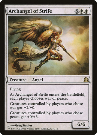 Archangel of Strife [Commander 2011] | Empire Gaming NC