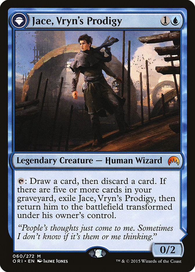 Jace, Vryn's Prodigy // Jace, Telepath Unbound [Magic Origins] | Empire Gaming NC