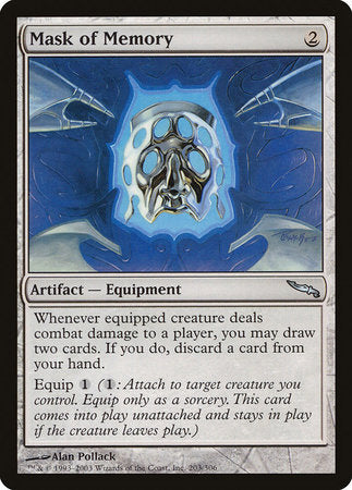 Mask of Memory [Mirrodin] | Empire Gaming NC