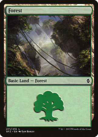 Forest (271) [Battle for Zendikar] | Empire Gaming NC