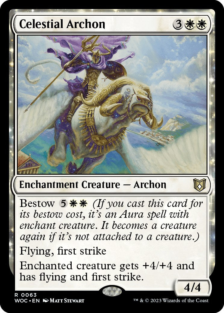 Celestial Archon [Wilds of Eldraine Commander] | Empire Gaming NC